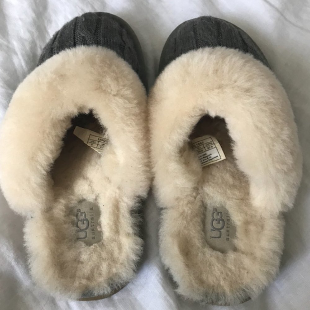 UGG Cozy Knit Slipper - Heathered Grey - Picture 4 of 4